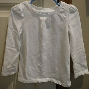 Cat & Jack white long sleeve shirt